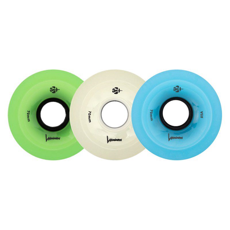 Luminous Longboard LED Wheels 70mm