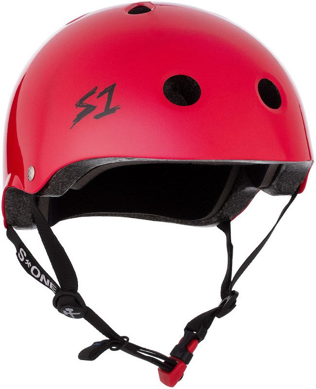 S1 Mini Lifer Helmet Bright Red Gloss