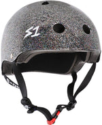 S1 Mini Lifer Helmet Double Black Gloss Glitter