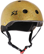 S1 Mini Lifer Helmet Gold Gloss Glitter