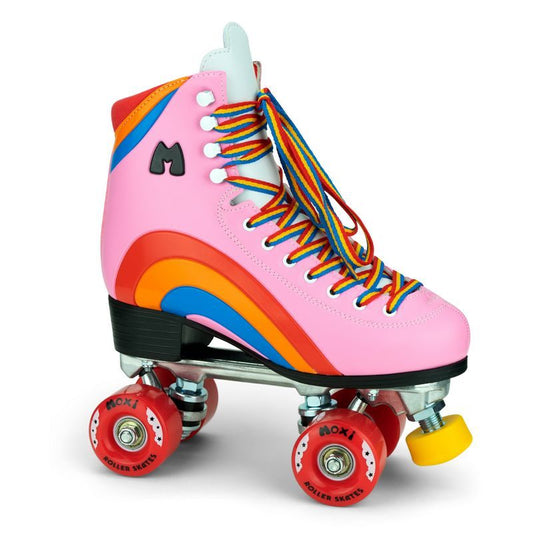 Moxi Rainbow Rider Pink Heart Roller Skate