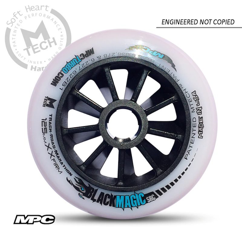 MPC BLACK MAGIC 125mm ウィール 6個 MPC Black Magic 125 MM XXFirm Inline Speed wheels - ROLLER SKATE USA