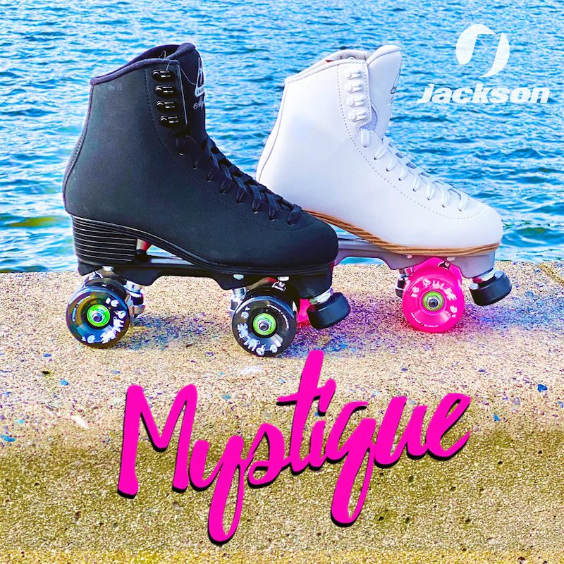 Jackson Mystique Black Viper Nylon Outdoor Skate with Pulse Lite