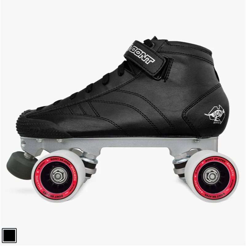 BONT Prostar Roller Derby Skates Tracer Silver Plate