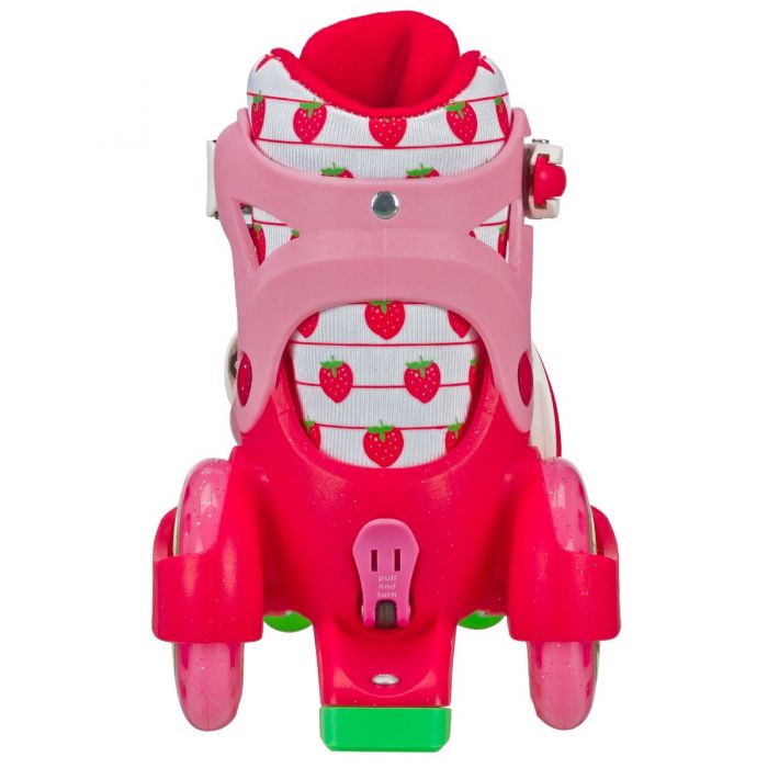Roller Derby FUN ROLL Jr. Girl's Adjustable Roller Skates - Strawberry
