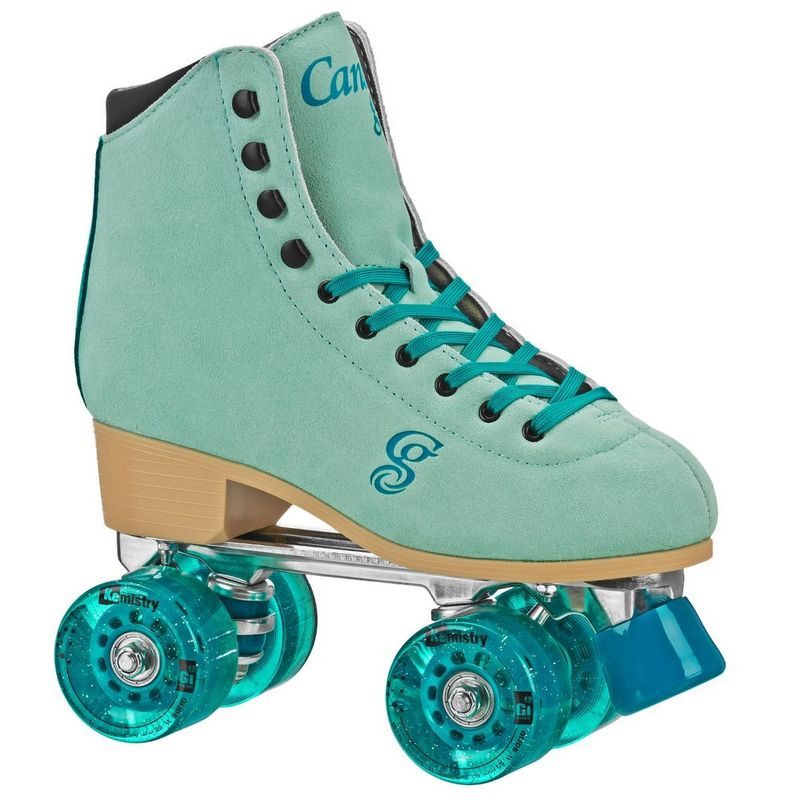 Roller Derby Candi Grl Carlin Green Blue Quad Skates