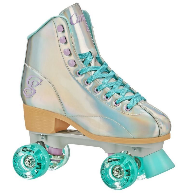 Roller Derby Candi Grl Sabina Hologram Blue Quad Skates