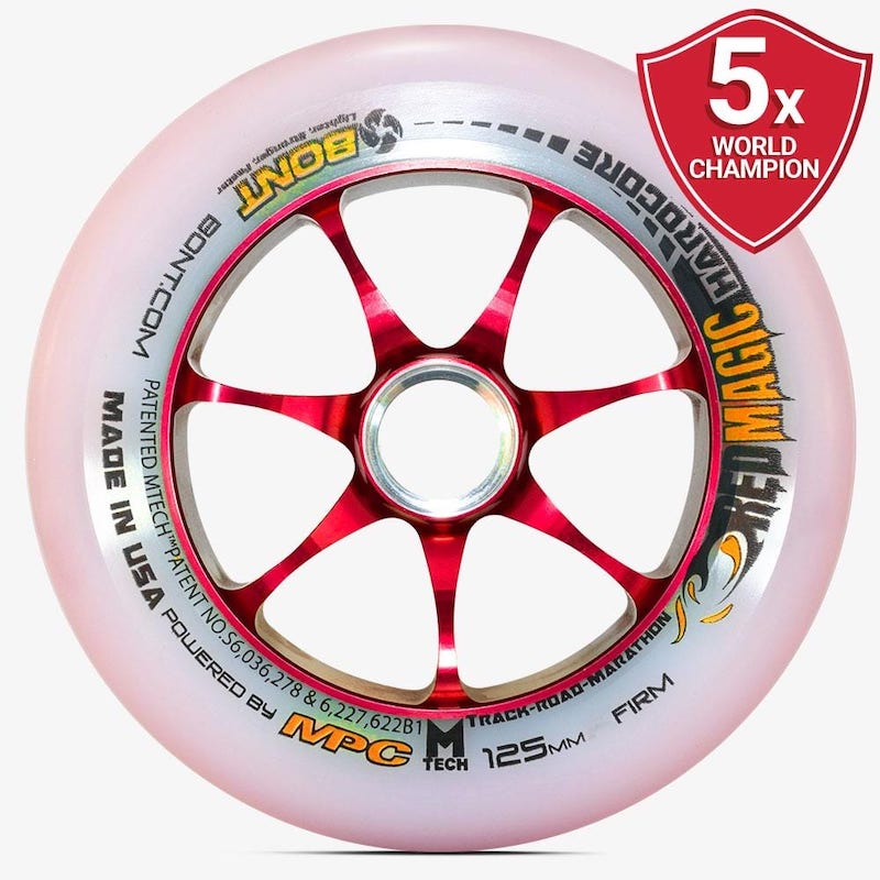 Bont Red magic 125MM with aluminum hub