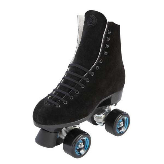 Riedell Zone Outdoor Skate Black Suede with Zen wheels