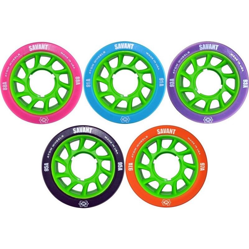 Atom Savant Roller Skate Wheels 59×38