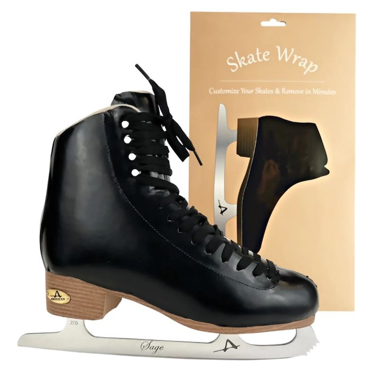 American Ice Skate Wrap Black
