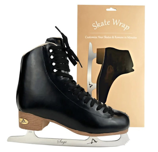 American Ice Skate Wrap Black