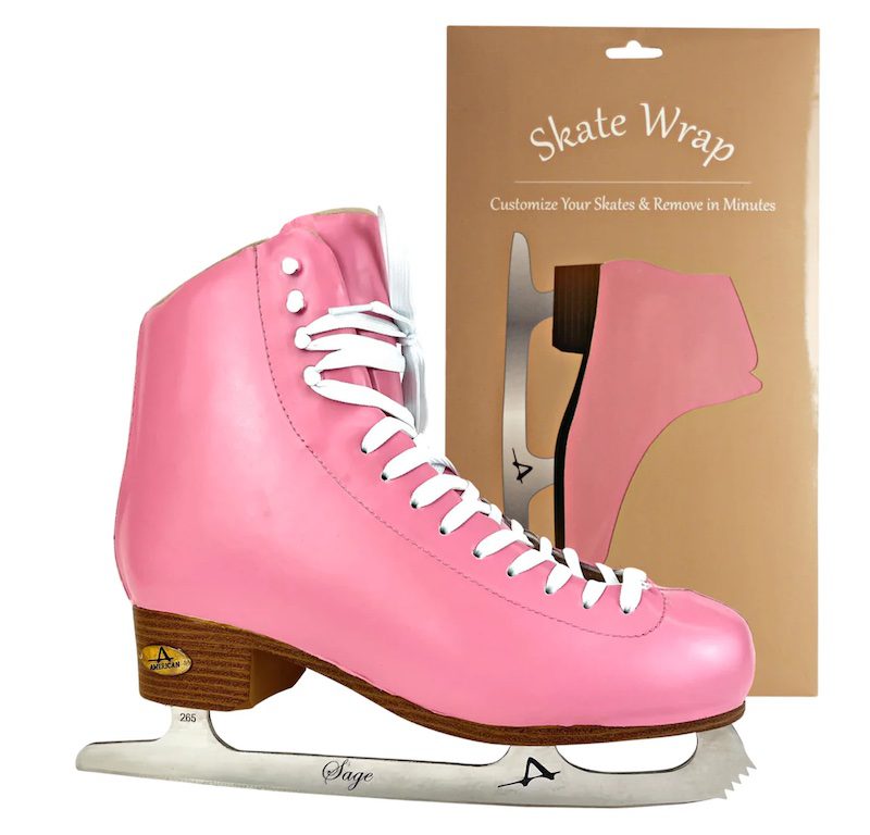 American Ice Skate Wrap Pink