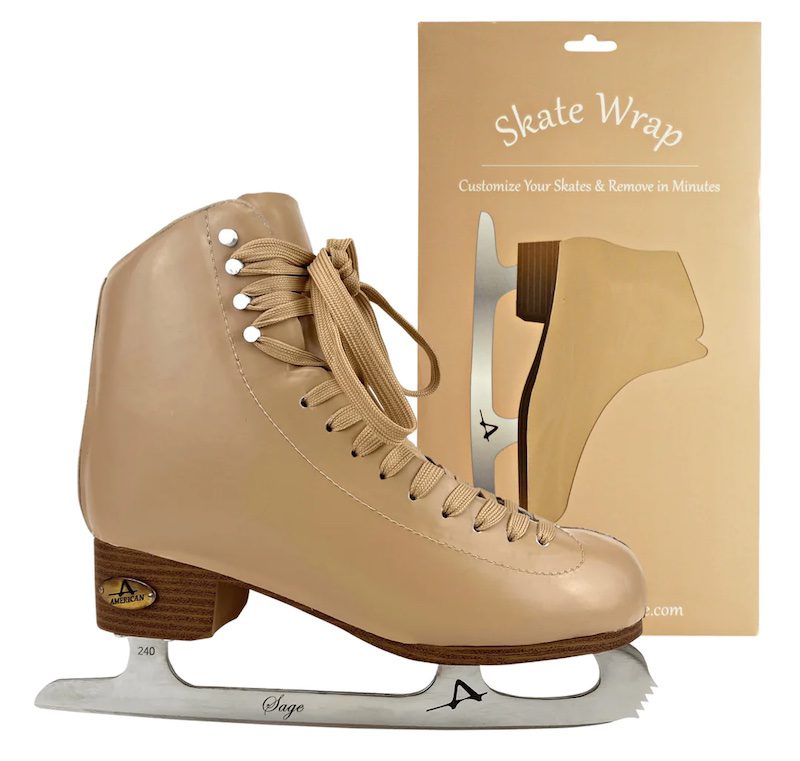American Ice Skate Wrap Tan