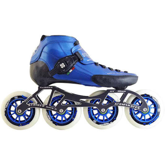 Luigino Strut Skate Package Blue with Striker Mark II