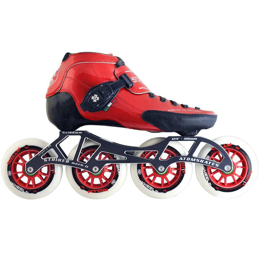 Luigino Strut Skate Package Red with Striker Mark II