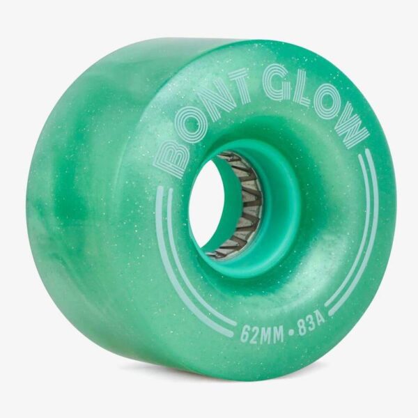 BONTGlowMistyTeal2GlowLightUpLEDRollerSkate