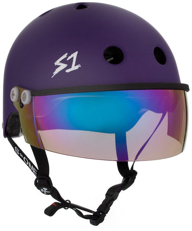 S1 Lifer Visor Helmet Gen 2 Purple Matte | S1 Helmet