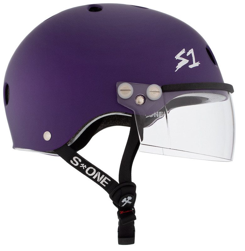 S1 Lifer Visor Helmet Gen 2 Purple Matte | S1 Helmet