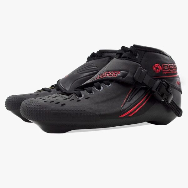 JetBlackRed BackJet195mmInlineSkateBoots