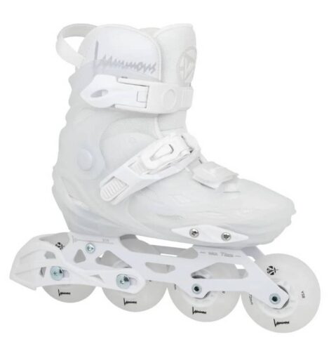 Luminous Skate 4W White LUMINOUS RAY Adjustable Inline Skate Clear